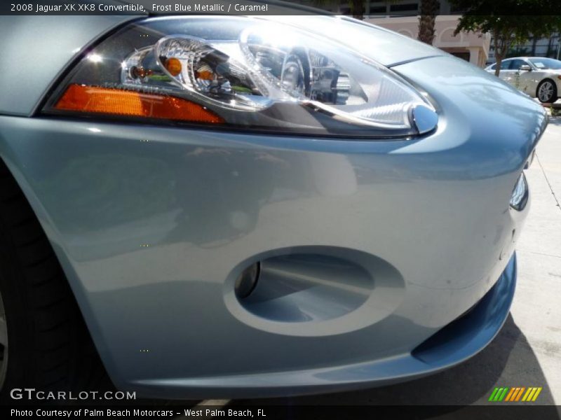 Frost Blue Metallic / Caramel 2008 Jaguar XK XK8 Convertible