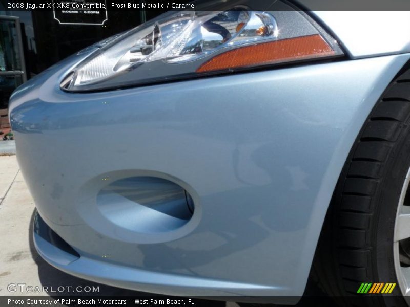 Frost Blue Metallic / Caramel 2008 Jaguar XK XK8 Convertible