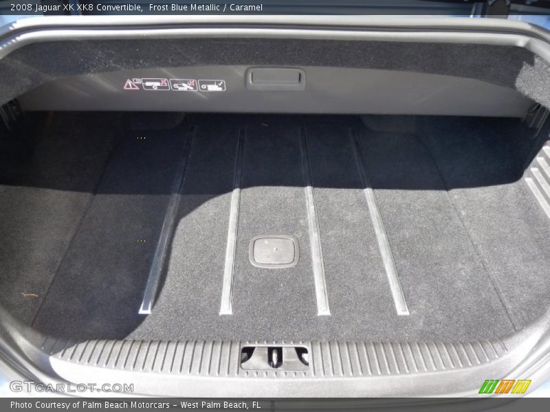 Frost Blue Metallic / Caramel 2008 Jaguar XK XK8 Convertible
