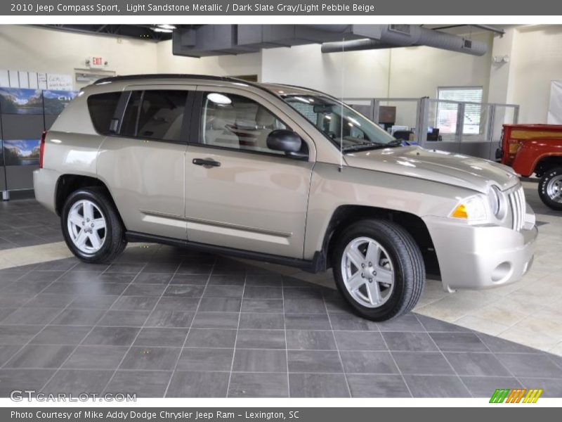 Light Sandstone Metallic / Dark Slate Gray/Light Pebble Beige 2010 Jeep Compass Sport