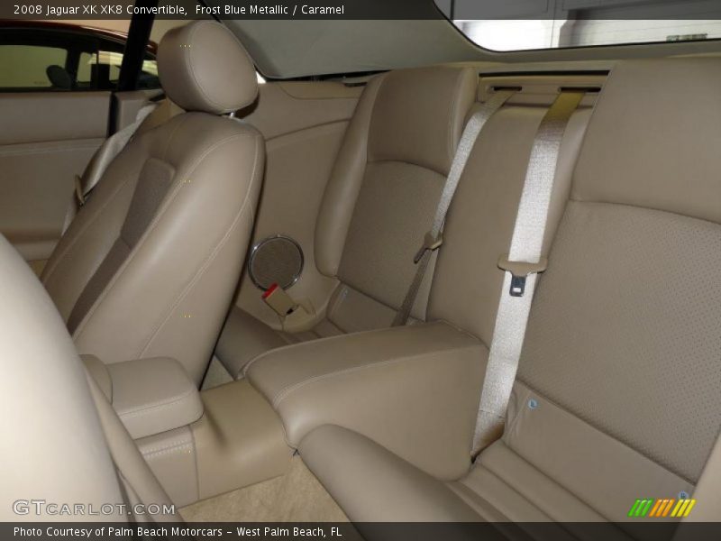 Frost Blue Metallic / Caramel 2008 Jaguar XK XK8 Convertible