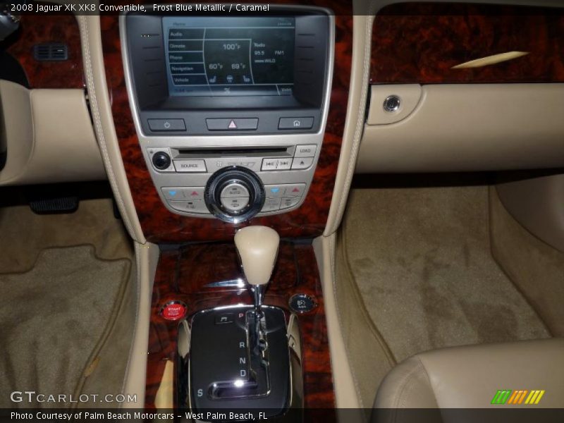 Frost Blue Metallic / Caramel 2008 Jaguar XK XK8 Convertible