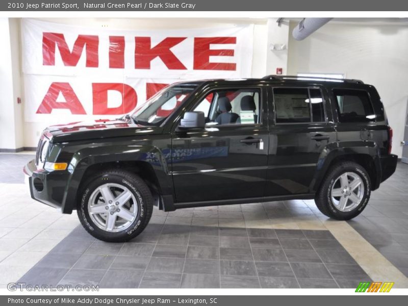 Natural Green Pearl / Dark Slate Gray 2010 Jeep Patriot Sport