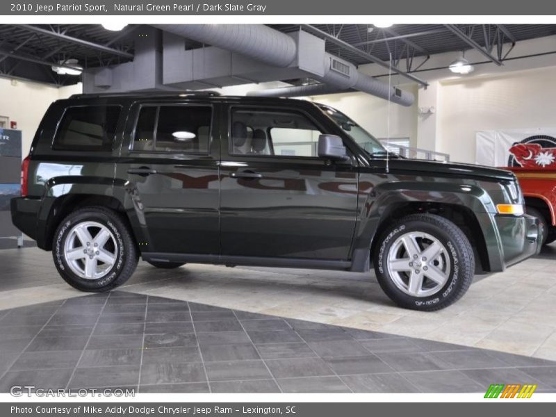 Natural Green Pearl / Dark Slate Gray 2010 Jeep Patriot Sport