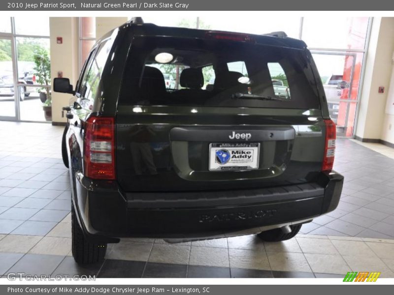 Natural Green Pearl / Dark Slate Gray 2010 Jeep Patriot Sport