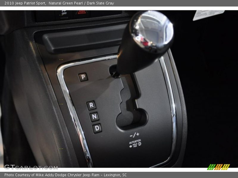 Natural Green Pearl / Dark Slate Gray 2010 Jeep Patriot Sport