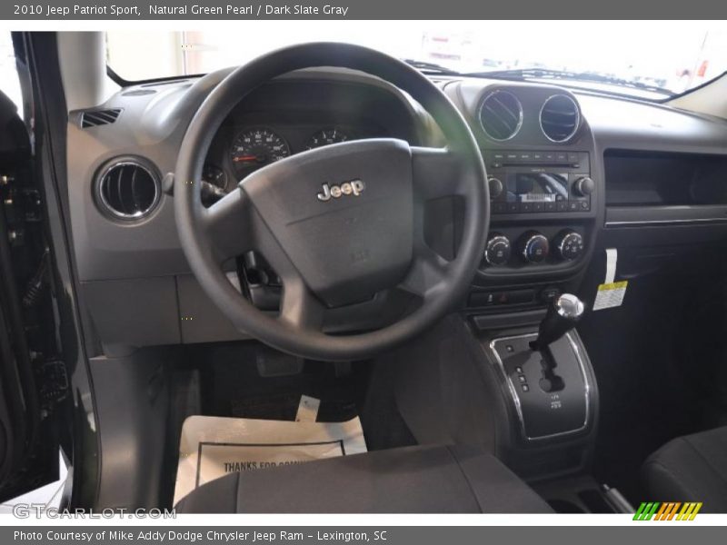 Natural Green Pearl / Dark Slate Gray 2010 Jeep Patriot Sport