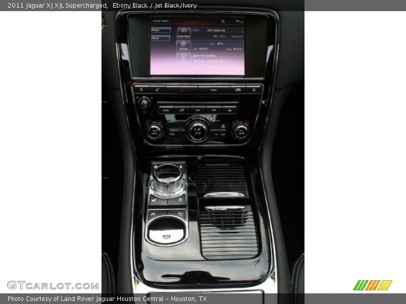 Ebony Black / Jet Black/Ivory 2011 Jaguar XJ XJL Supercharged