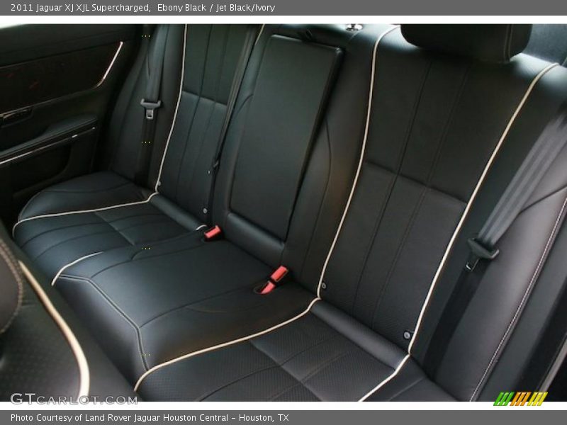 Ebony Black / Jet Black/Ivory 2011 Jaguar XJ XJL Supercharged