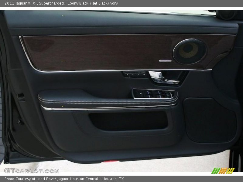Ebony Black / Jet Black/Ivory 2011 Jaguar XJ XJL Supercharged