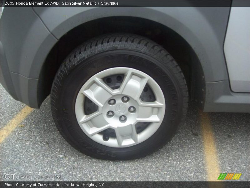 Satin Silver Metallic / Gray/Blue 2005 Honda Element LX AWD