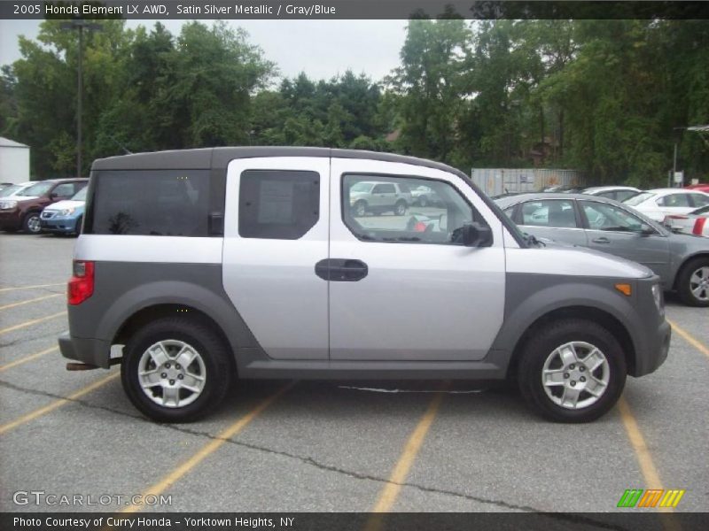 Satin Silver Metallic / Gray/Blue 2005 Honda Element LX AWD