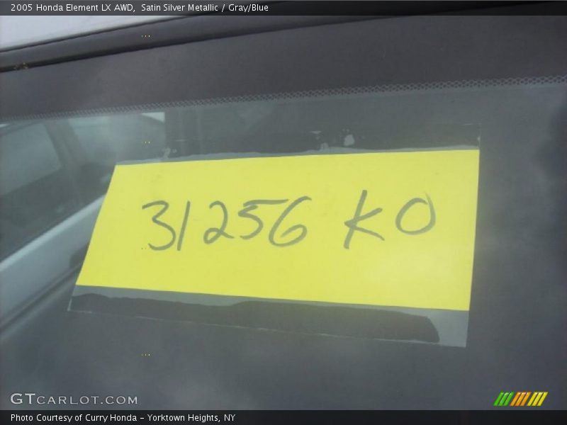 Satin Silver Metallic / Gray/Blue 2005 Honda Element LX AWD