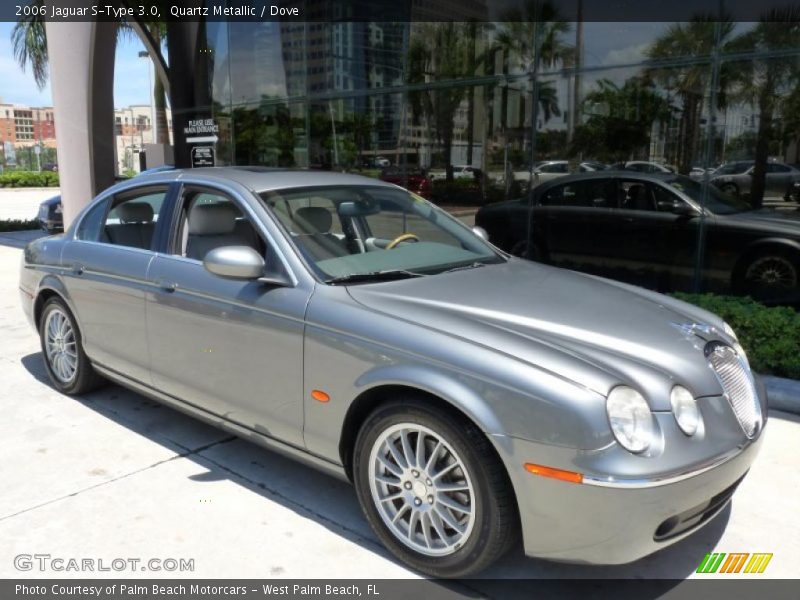 Quartz Metallic / Dove 2006 Jaguar S-Type 3.0