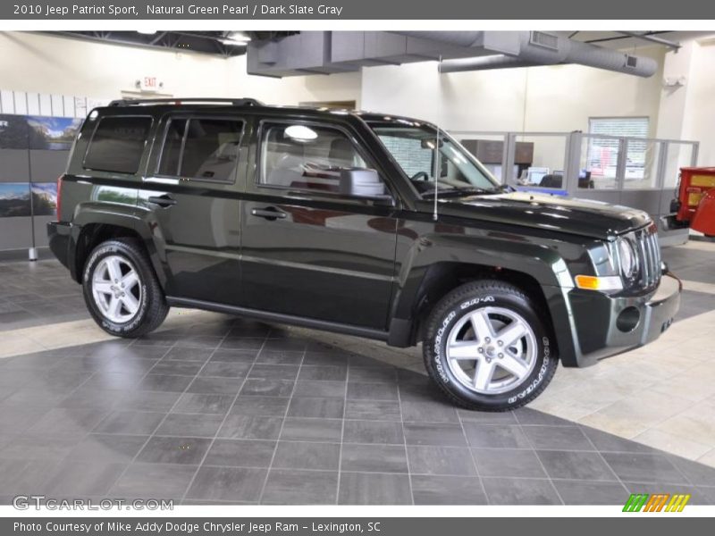 Natural Green Pearl / Dark Slate Gray 2010 Jeep Patriot Sport
