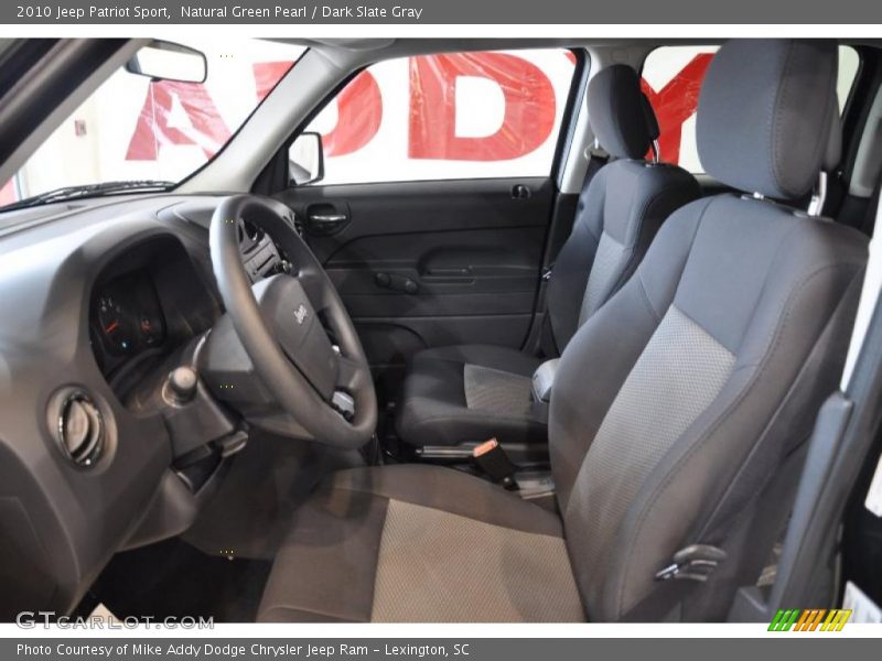 Natural Green Pearl / Dark Slate Gray 2010 Jeep Patriot Sport