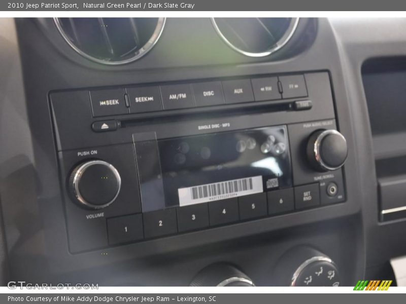 Natural Green Pearl / Dark Slate Gray 2010 Jeep Patriot Sport