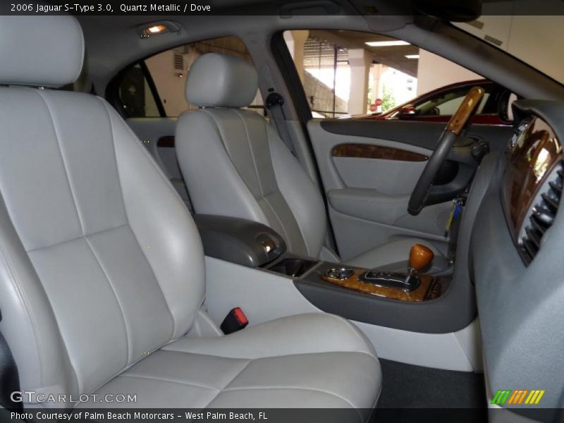 Quartz Metallic / Dove 2006 Jaguar S-Type 3.0