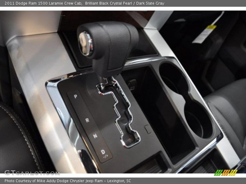 Brilliant Black Crystal Pearl / Dark Slate Gray 2011 Dodge Ram 1500 Laramie Crew Cab
