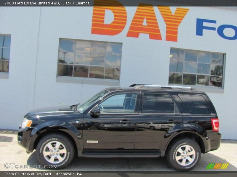 Black / Charcoal 2008 Ford Escape Limited 4WD