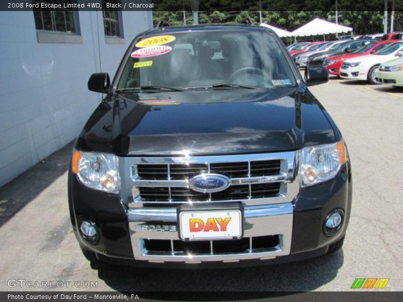 Black / Charcoal 2008 Ford Escape Limited 4WD