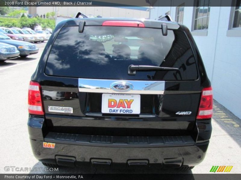 Black / Charcoal 2008 Ford Escape Limited 4WD