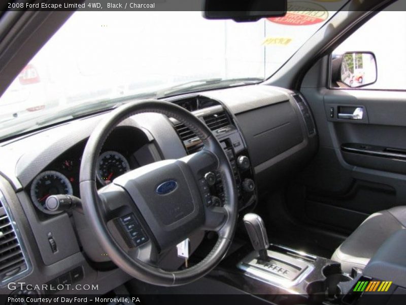Black / Charcoal 2008 Ford Escape Limited 4WD