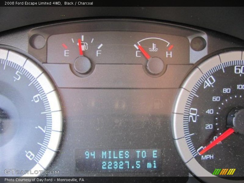 Black / Charcoal 2008 Ford Escape Limited 4WD