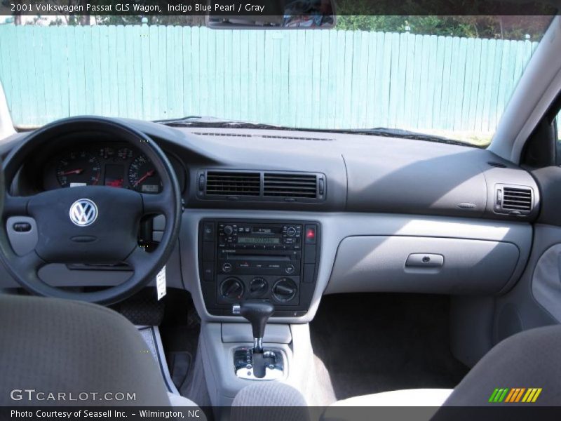 Indigo Blue Pearl / Gray 2001 Volkswagen Passat GLS Wagon