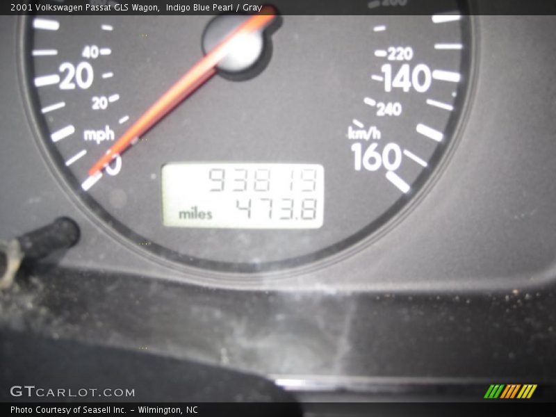Indigo Blue Pearl / Gray 2001 Volkswagen Passat GLS Wagon