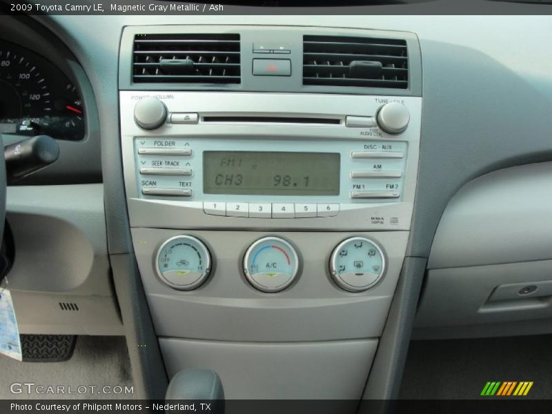 Magnetic Gray Metallic / Ash 2009 Toyota Camry LE