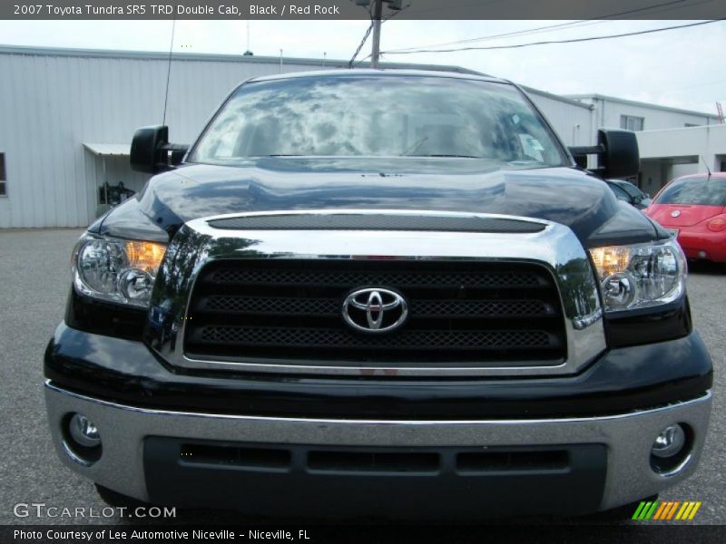 Black / Red Rock 2007 Toyota Tundra SR5 TRD Double Cab