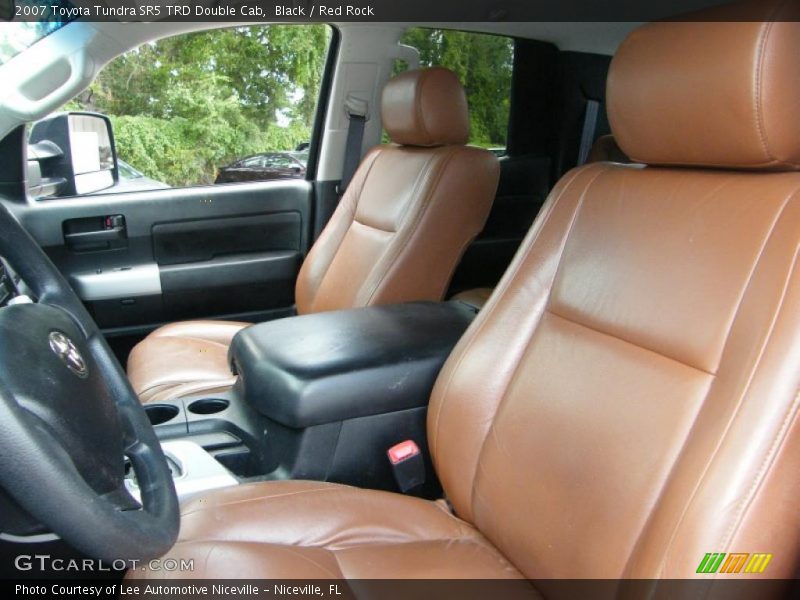 Black / Red Rock 2007 Toyota Tundra SR5 TRD Double Cab