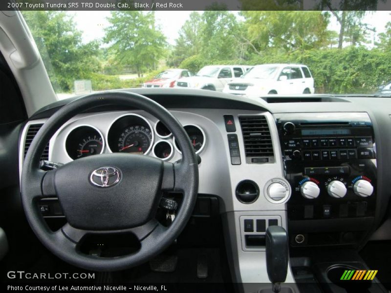 Black / Red Rock 2007 Toyota Tundra SR5 TRD Double Cab