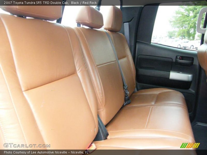 Black / Red Rock 2007 Toyota Tundra SR5 TRD Double Cab