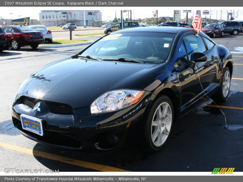 Kalapana Black / Dark Charcoal 2007 Mitsubishi Eclipse SE Coupe