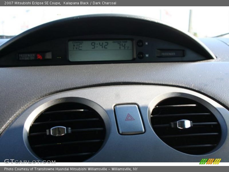 Kalapana Black / Dark Charcoal 2007 Mitsubishi Eclipse SE Coupe