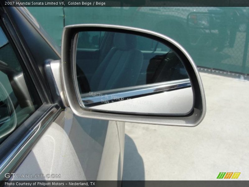 Golden Beige / Beige 2007 Hyundai Sonata Limited V6