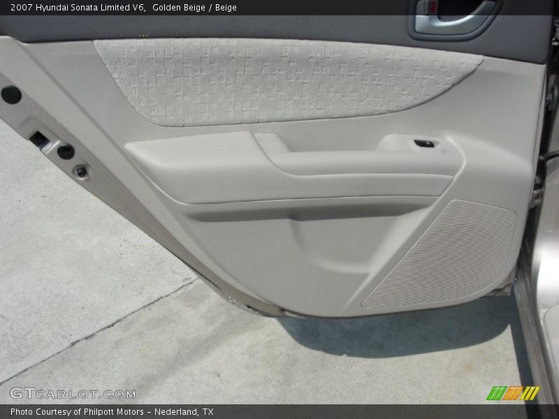 Golden Beige / Beige 2007 Hyundai Sonata Limited V6
