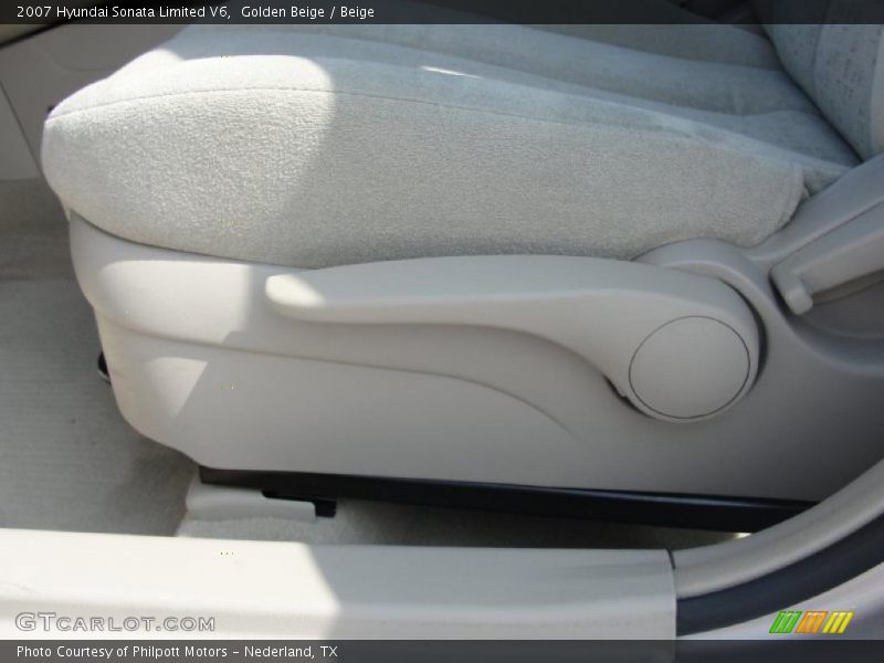 Golden Beige / Beige 2007 Hyundai Sonata Limited V6