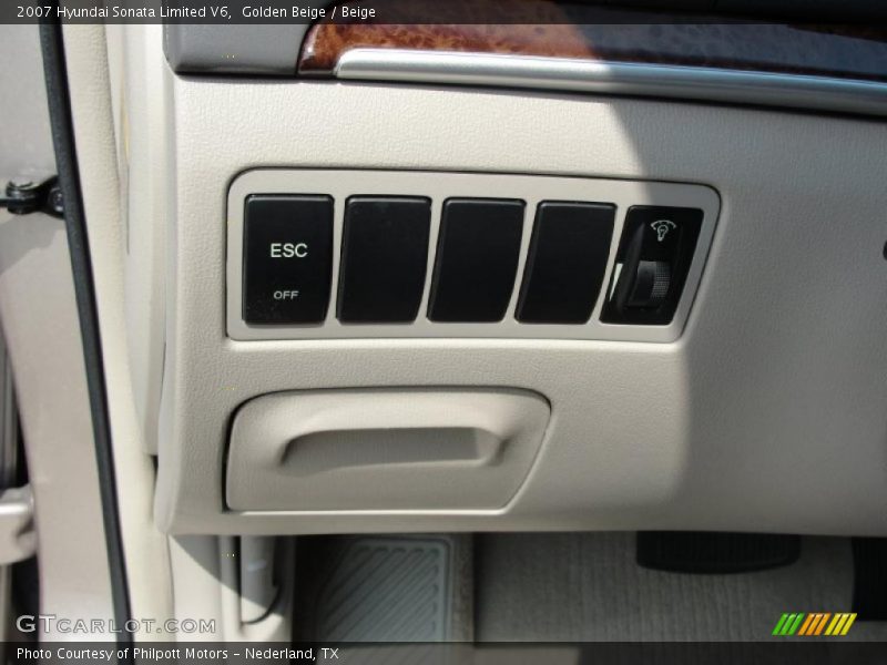 Golden Beige / Beige 2007 Hyundai Sonata Limited V6