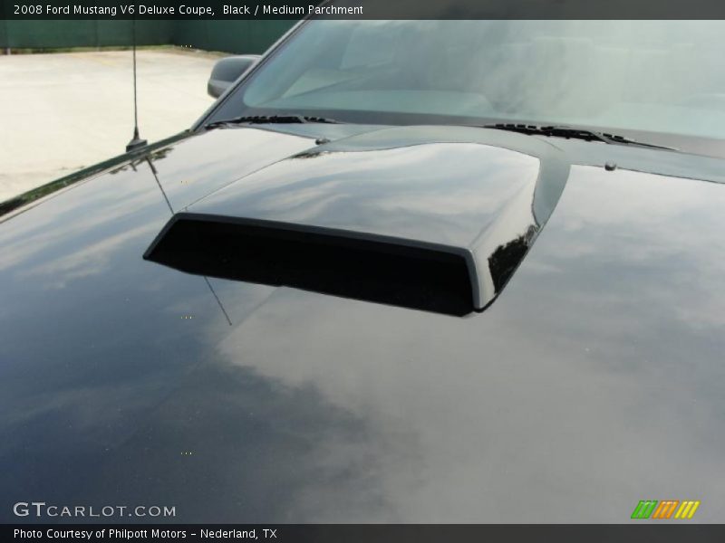 Black / Medium Parchment 2008 Ford Mustang V6 Deluxe Coupe