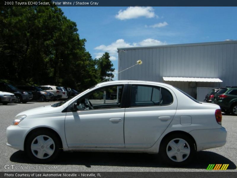 Polar White / Shadow Gray 2003 Toyota ECHO Sedan