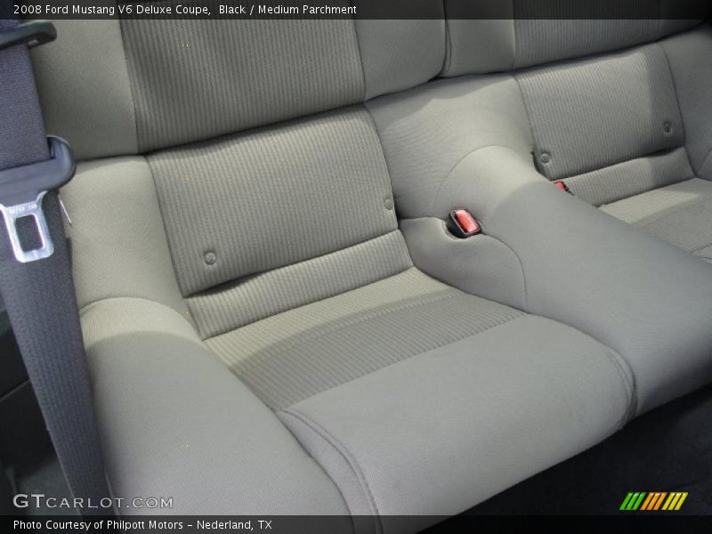 Black / Medium Parchment 2008 Ford Mustang V6 Deluxe Coupe