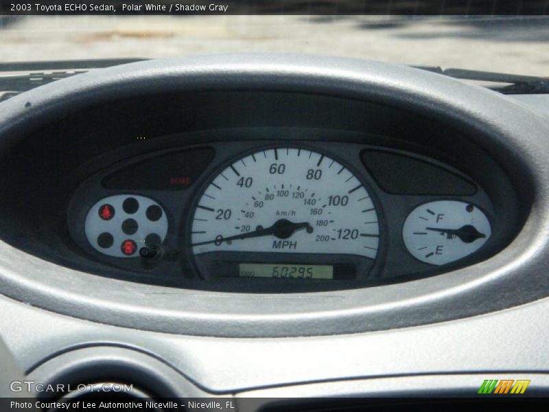 Polar White / Shadow Gray 2003 Toyota ECHO Sedan
