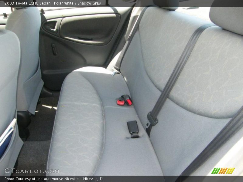 Polar White / Shadow Gray 2003 Toyota ECHO Sedan
