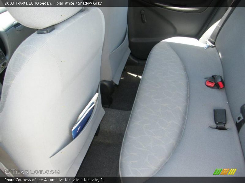 Polar White / Shadow Gray 2003 Toyota ECHO Sedan