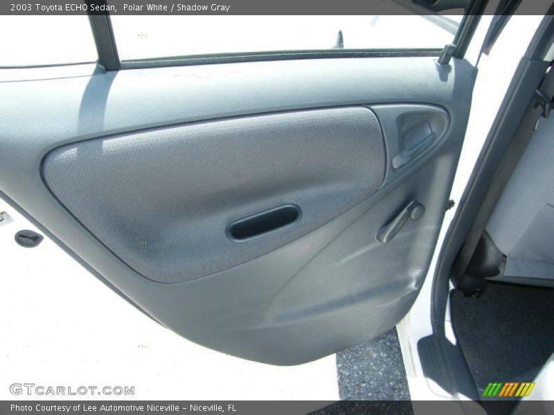 Polar White / Shadow Gray 2003 Toyota ECHO Sedan