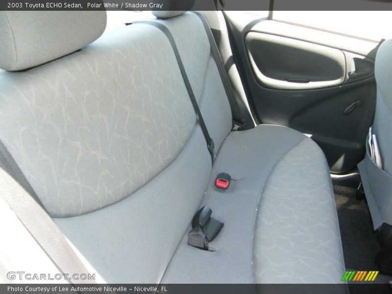 Polar White / Shadow Gray 2003 Toyota ECHO Sedan