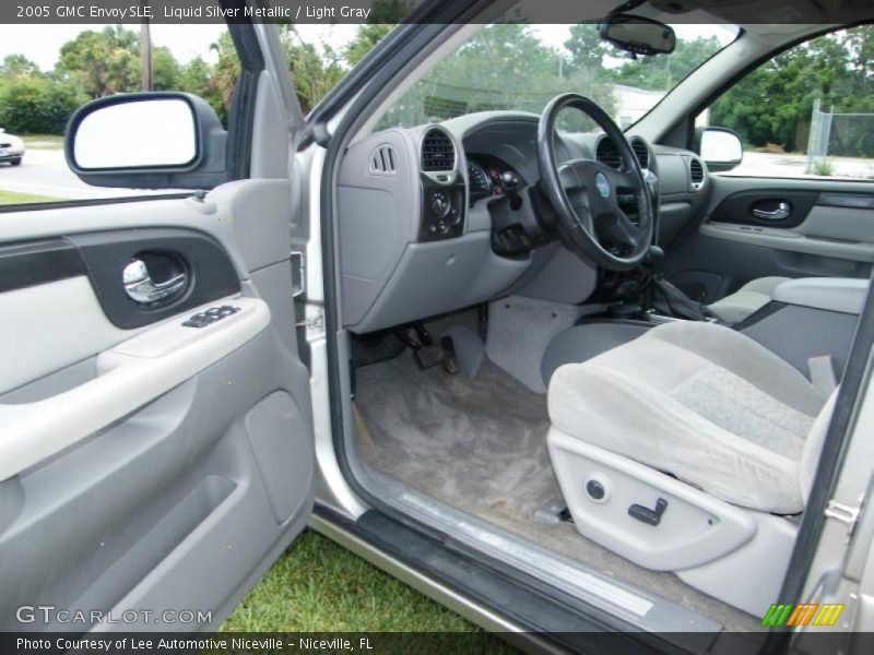 Liquid Silver Metallic / Light Gray 2005 GMC Envoy SLE